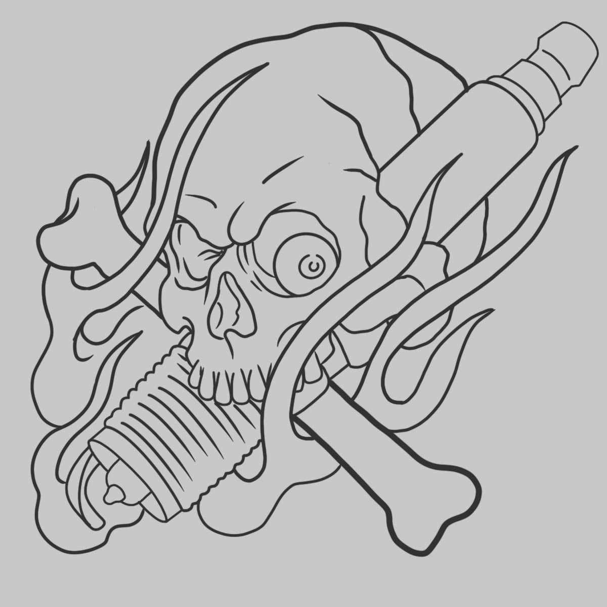 spark-plug-skull-tattoo-by-jeff-madonna-poppycock-tattoo
