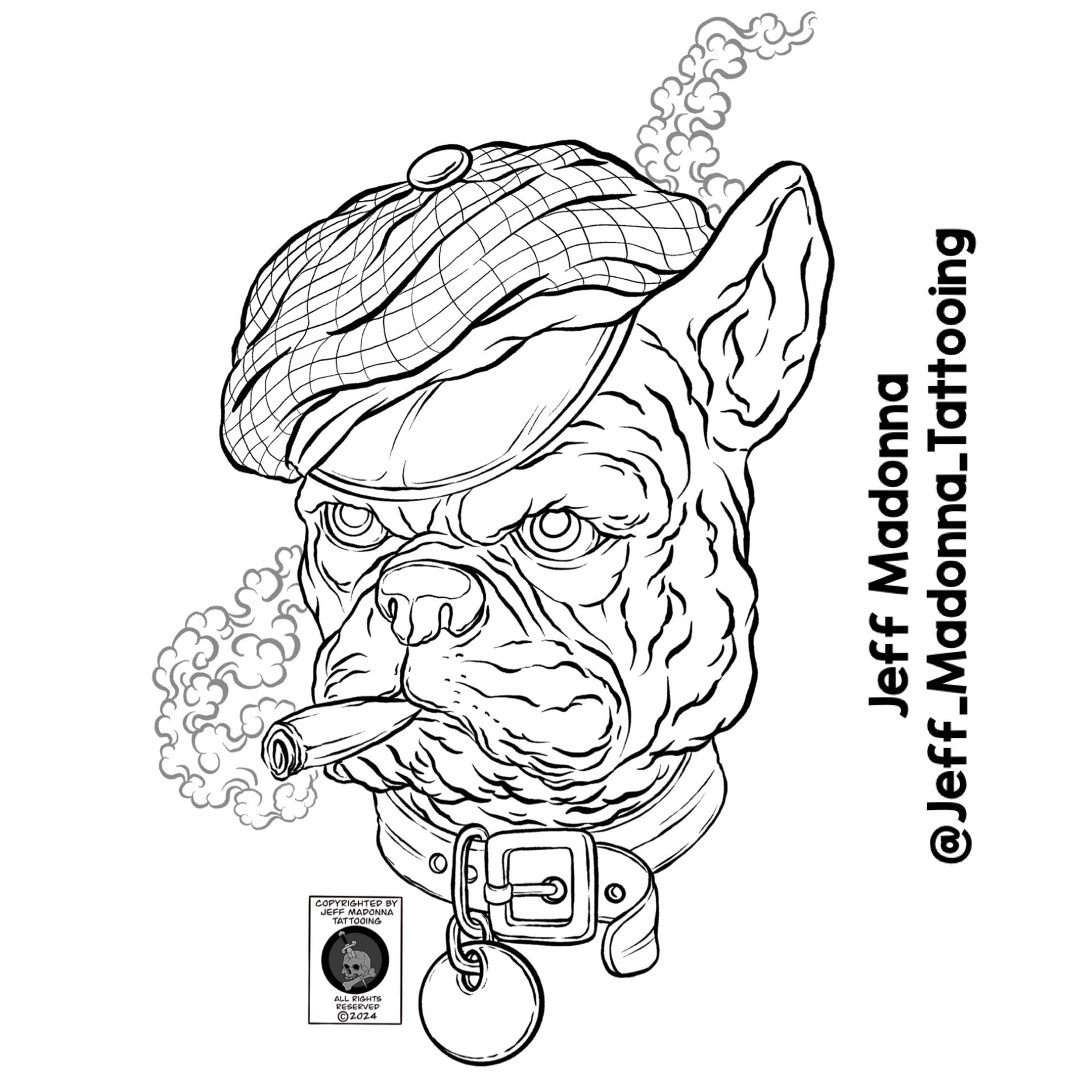 Frenchie Tattoo By Jeff Madonna Poppycock Tattoo frenchie-tattoo-by-jeff-madonna-poppycock-tattoo