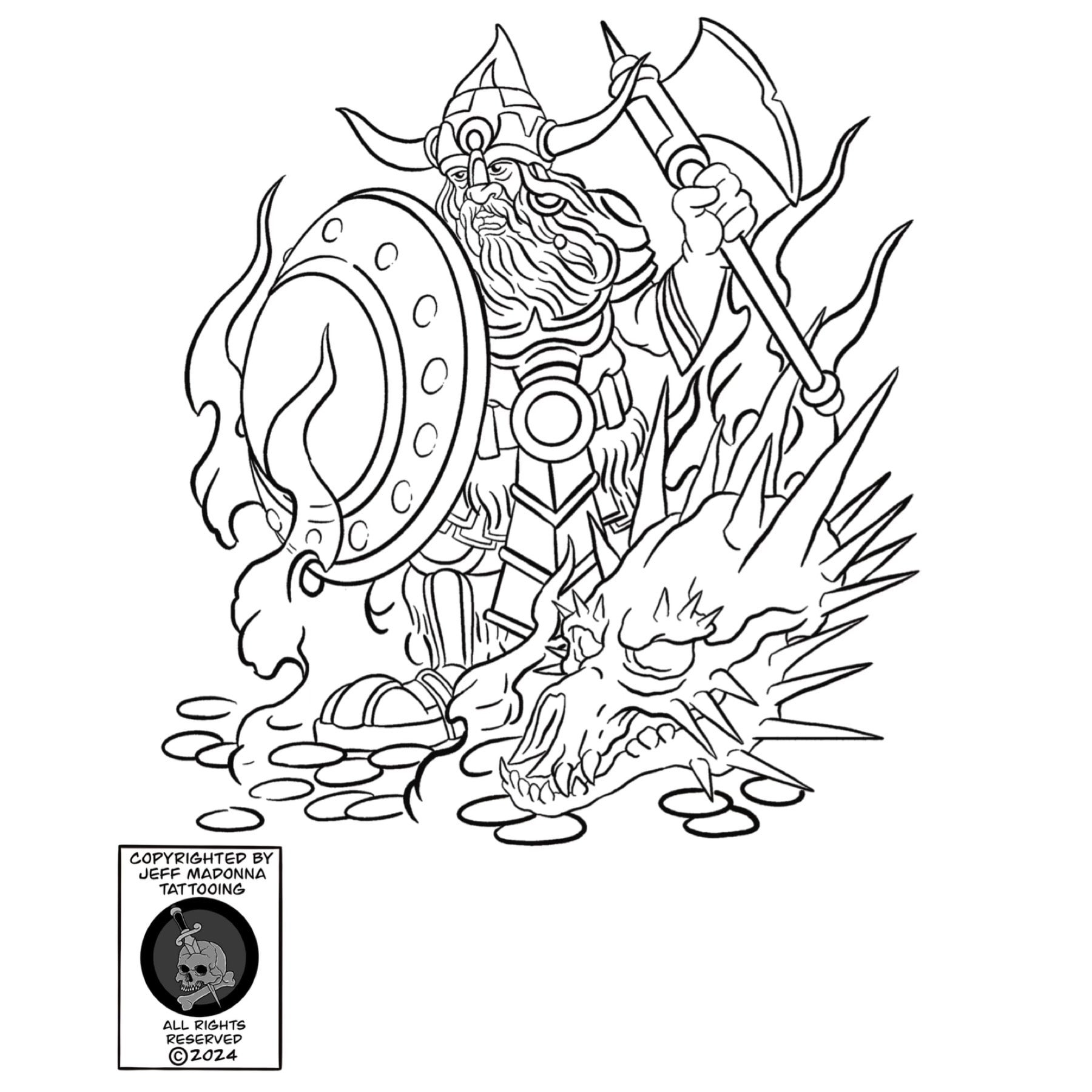 Dwarf Tattoo By Jeff Madonna Poppycock Tattoo dwarf-tattoo-by-jeff-madonna-poppycock-tattoo